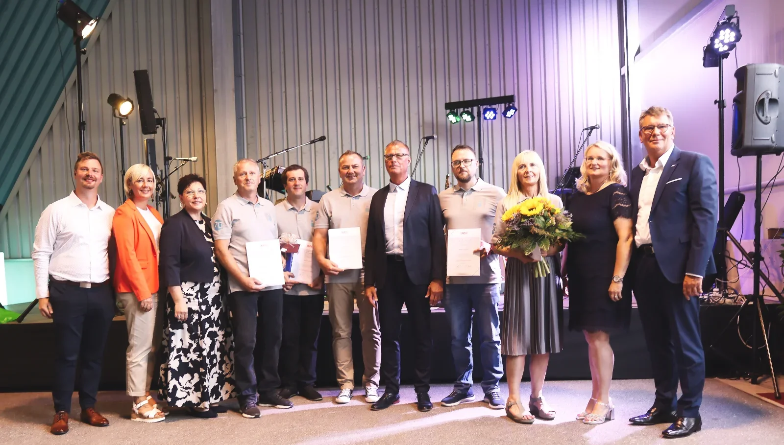 70 Jahre Nikitscher Metallbau – Jubiläum, Mitarbeiterehrung und neue Lagerhalle